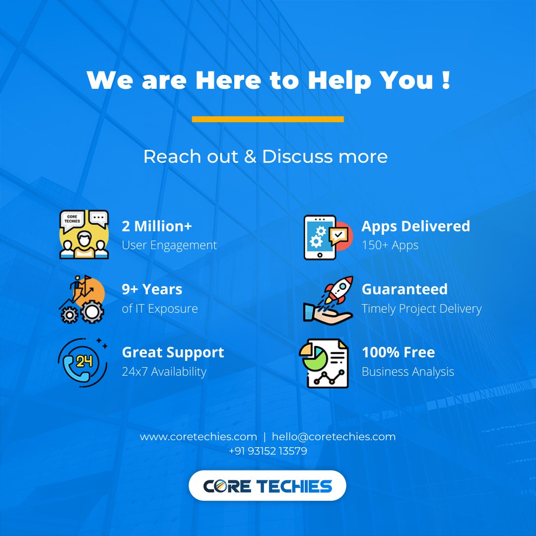 CoreTechies's tweet photo. 🧵We follow a robust and an effective method to develop mobile apps #coretechies #mobileapps #MobileAppDevelopment #itcompamy #businesses #DigitalTransformation #Flutter #technology #startup #entrepreneur https://t.co/I31aMIeMPA