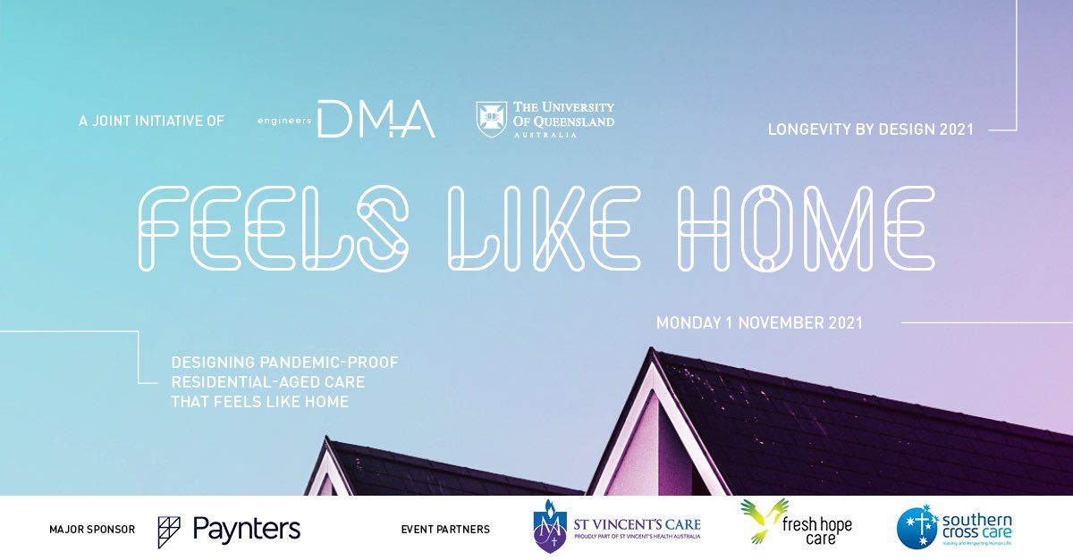 longevityby's tweet image. On Monday we kick off the 2021 Longevity by Design charrette. This year our theme is ‘FEELS LIKE HOME’ where our teams will reimagine pandemic-proof residential #agedcare that feels like home. 

#longevitybydesign #longevity #agedcaredesign