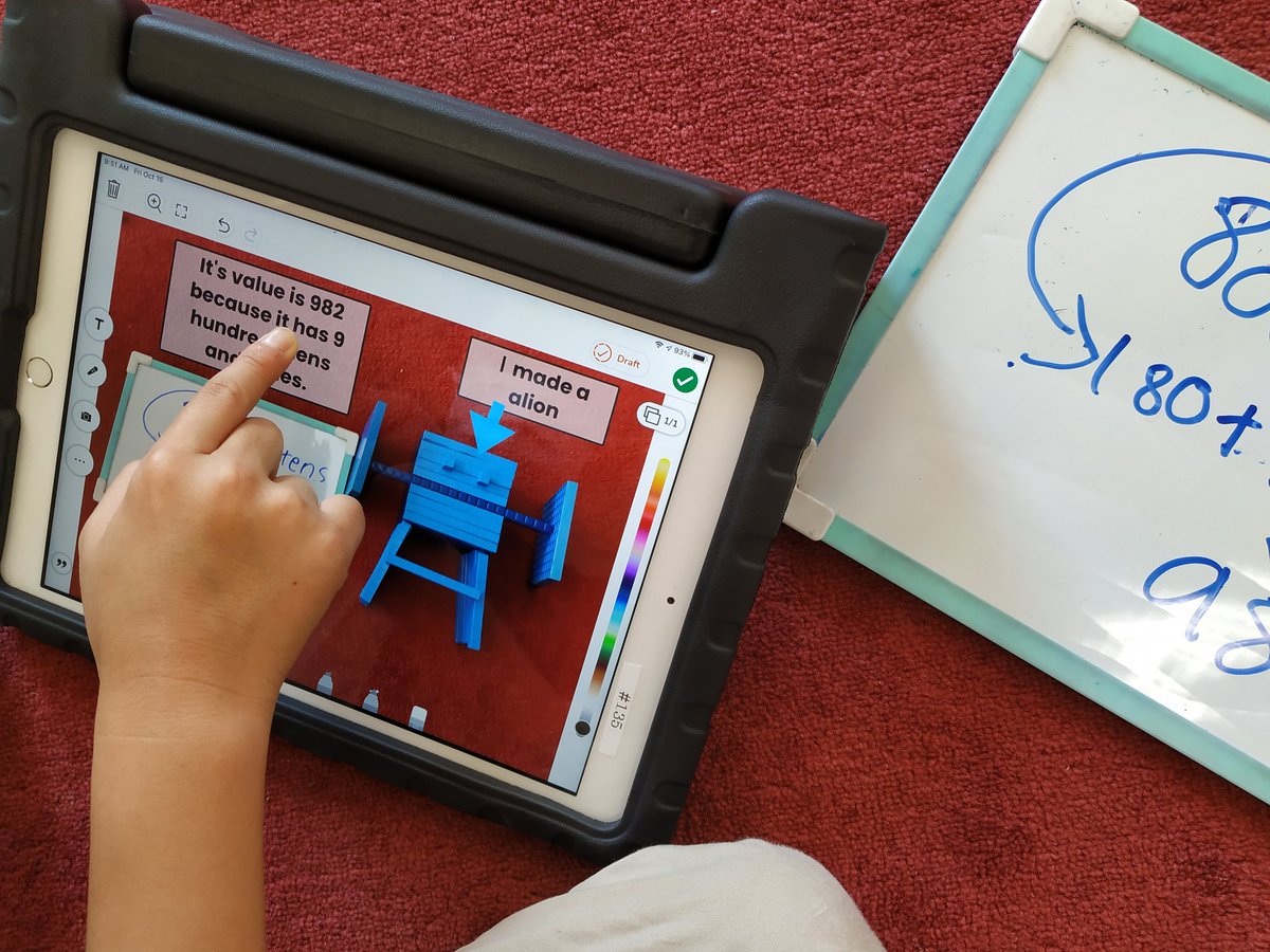 KellieOxlade's tweet photo. What is the value of your creation? Open ended, low entry, high ceiling #fun #engaging #maths #formativeassessment #grade2 #learningatkis @KyotoIntlSchool https://t.co/NoSrdWC0yg