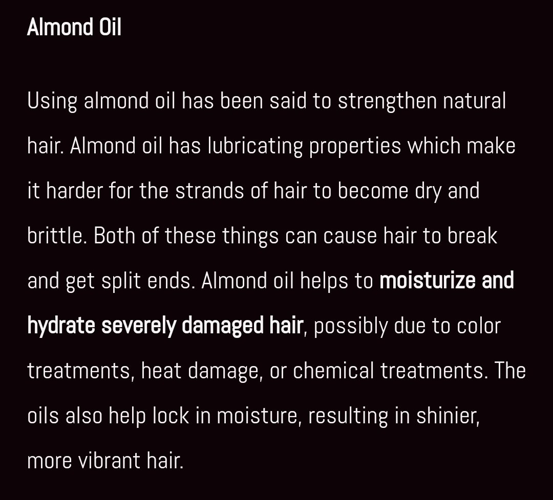 thatsthatmagic's tweet photo. Why #PrePoo?
One of the magical ingredients in
That's That Magic is almond oil. Almond oil has been known to strengthen hair and lock in moisture, resulting in shinier more vibrant hair. #almondoil #shinyhair #healthyhair #moisturizer #hairoil #hairtreatment https://t.co/H2D9IZ0bHf