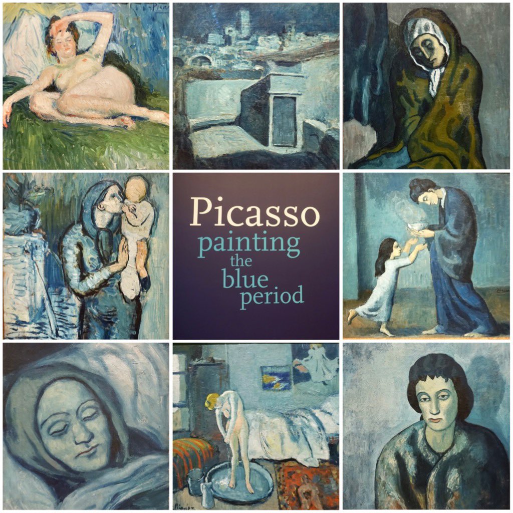 SwensonConnie's tweet photo. Blue hues @agotoronto #pablopicasso #matthewwong https://t.co/npc3qwCHHE