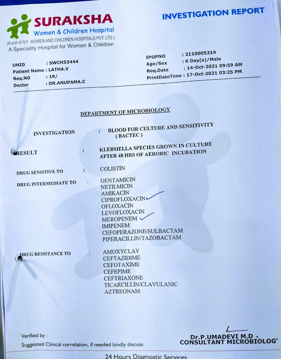 SahrudayF's tweet photo. Verified✅
In urgent need of funds
A baby boy(1month old) suffering with ARDS,Pulmonary Artery Hypertension(reports attached) is admitted in Suraksha Hospital,#Hyderabad.
Family have spent 7lacs so far and in need of more 8lacs for further treatment.(1/n) https://t.co/1fmZmFtE7p