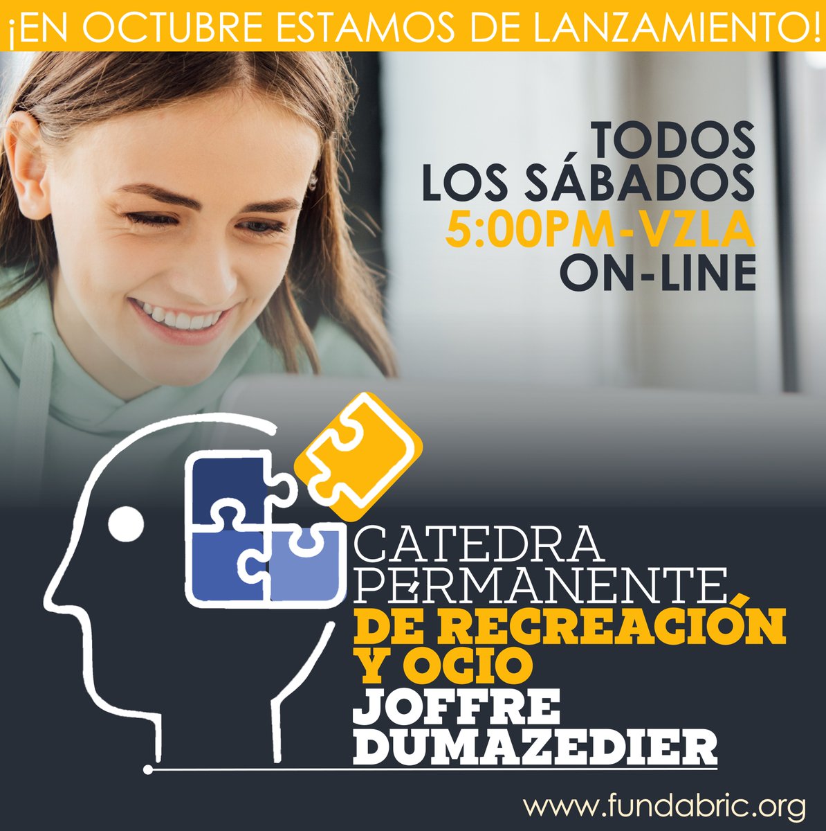 FUNDABRIC's tweet photo. Complejidad y el Bien Existir.

Ponentes: Winston Quintero y Wilmer Chávez (VZLA)
Via: Zoom
Fecha: 30 de octubre
Hora: 05:00 PM.

Únete a nuestro canal de telegram para más información.

https://t.co/uQmrDmdYUG

#28Octubre https://t.co/kL0gF8nWyk