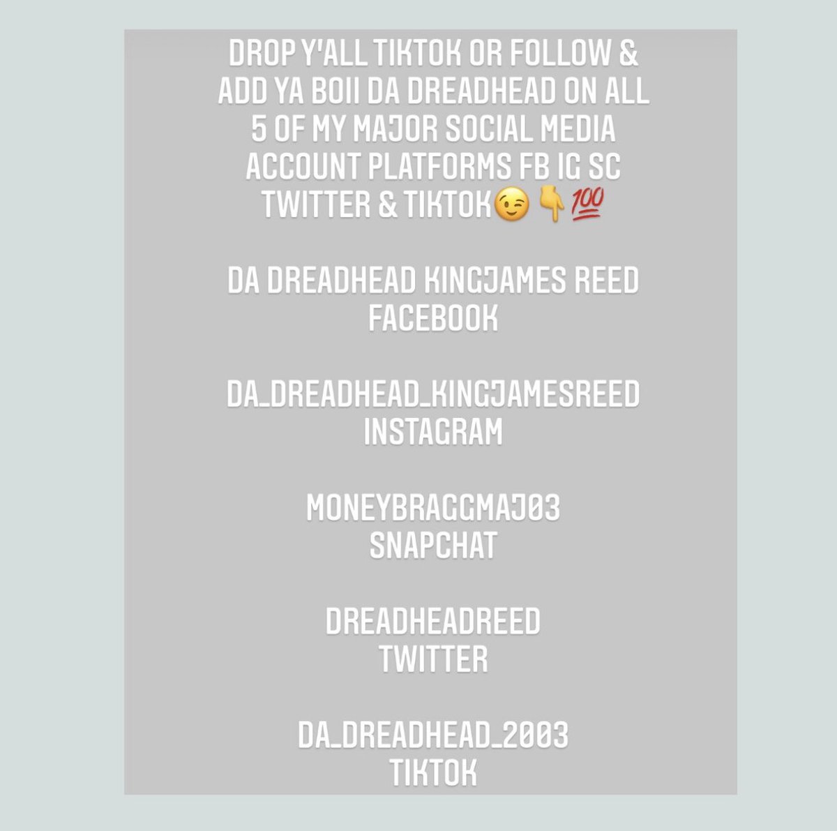 DreadheadReed's tweet image. I Add &amp;amp; Follow Back So It’s Rlly Up To Y’all😉😌💯