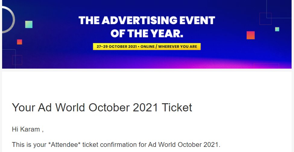 karamjitMangat's tweet photo. We're attending Ad World Conference!
@adworldofficial
Coming with lots of freebies, great talent showcase & success case studies.
Looking forward to great learning & networking
#GrowthNatives #Adworld2021 #AdworldConference #GrowingTogether
#adworld2021 https://t.co/tjiAAdBbxk