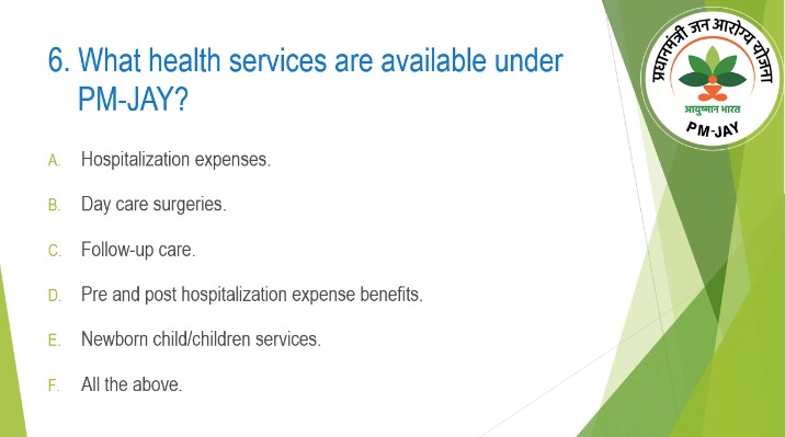 pmjay_telangana's tweet photo. Did you know one can avail all of the below mentioned services under #AyushmanBharat #PMJAY scheme? Comment YES, if you already knew the correct answer. https://t.co/iB9CgHiGo6