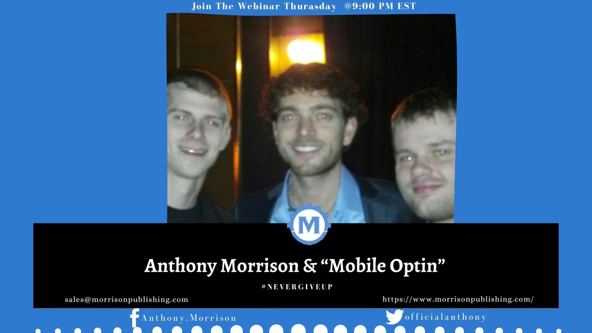 AnthonyMorFan's tweet image. Anthony Morrison &amp;amp; “Mobile Optin”

After getting featured in Finance Yahoo, Anthony`s “Mobile Optin” became the center of people's interest. 

Join the team👉 morrisonpublishing.com

#AnthonyMorrison #EarnMoneyHome