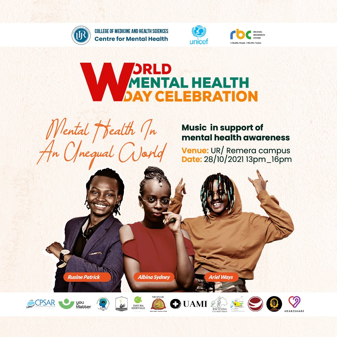 cpsarwanda's tweet photo. #MentalHealthYouthCampaignRw

#MyMentalHealthMyPriority

@Center4MentalHe @NIdubu @RPSARwanda @medsar_rwanda @RBCRwanda @Uni_Rwanda @JoseKalisa @yvkayiteshonga https://t.co/qkrNvQN6FZ