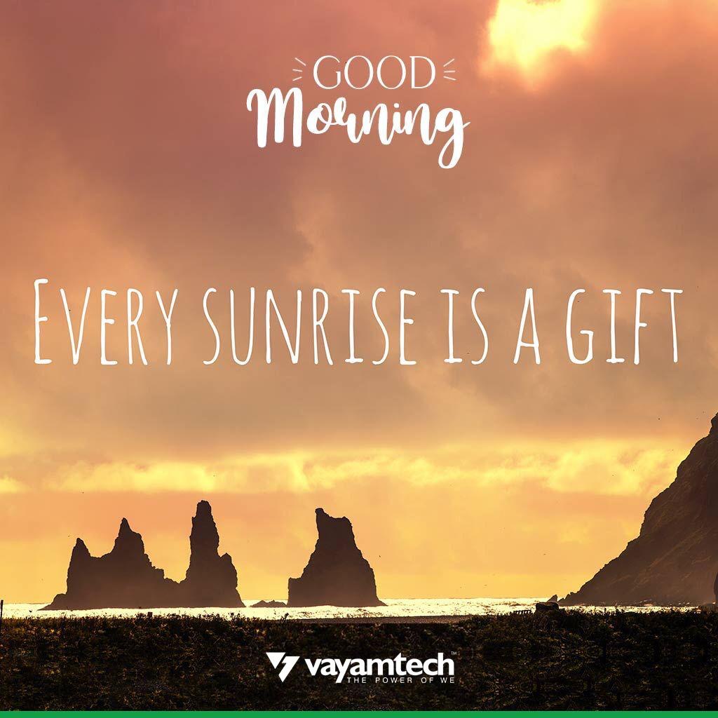Vayamtech_'s tweet photo. Every Sunrise is a Gift.
#motivationalpost #motivationalquoteoftheday #goodmorning #motivational #sharingknowledge #positivevibes #business #inspiration #happiness #success #vayamtech #vayamcsc #vayampay https://t.co/VvnvfccjSc
