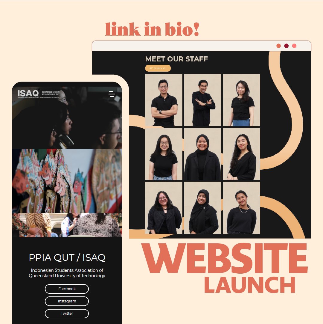 We are delighted to announce the release of ISAQ’s website! Click the link in our bio to check it out! linktr.ee/isaq.qut