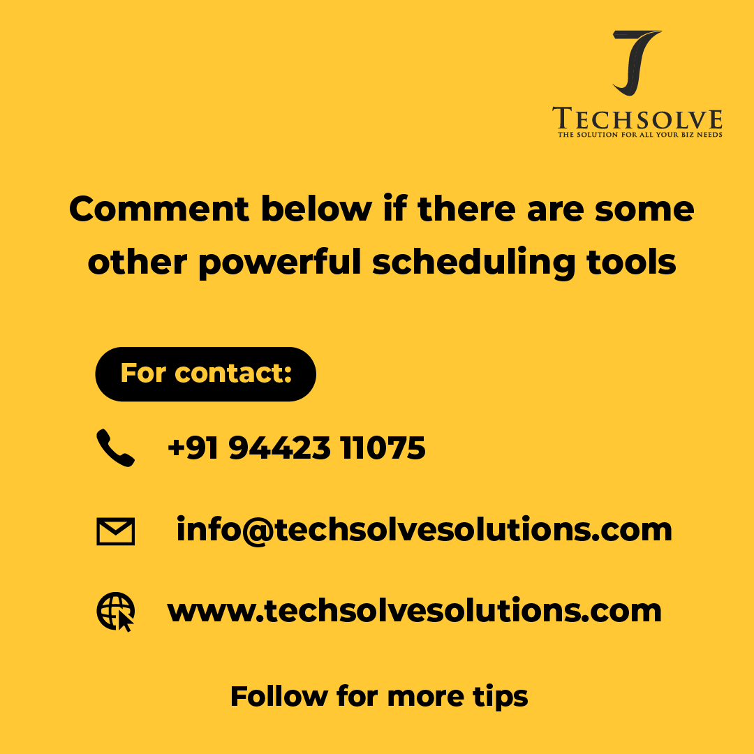 Techsolveteam's tweet photo. Posting on social channels will take your productive time if you are doing it everyday. Here are some scheduling tools that you can use to schedule all your posts on preferred time.

Comment below if you know any other tool. Save &amp; share this with your colleagues. https://t.co/W2bLm2Djm9