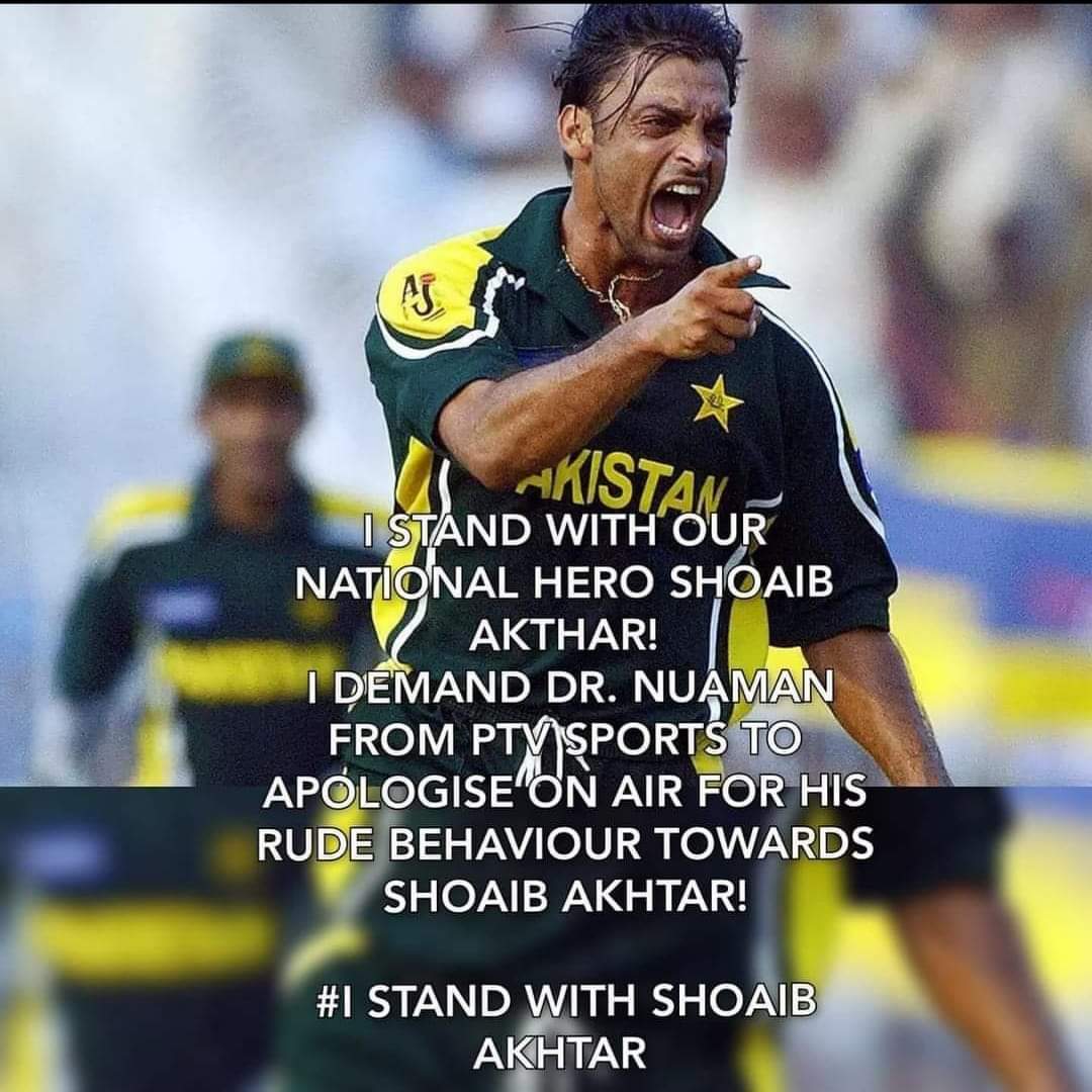 ramer7328's tweet image. ہونا یہ چاہیے تھا کہ شعیب اختر سے بدتمیزی پر نعمان نیاز اب تک فارغ ہو چکا ہوتا لیکن افسوس ابھی تک ہمیشہ کی طرح انکوائری چل رہی ورنہ کوئی اور ملک ہوتا تو ہوسٹ کب کا ہتلٹا دیا جاتا....

نعمان نیاز کو فوری فارغ کیا جائے اور شو شعیب اختر کے ہاتھ میں دیا جائے
#ShoaibAkhtar