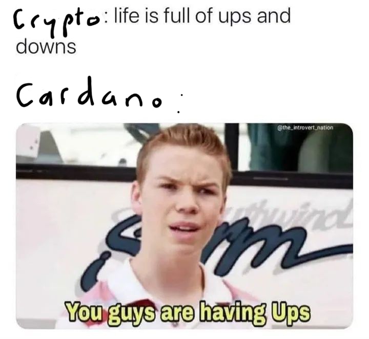 #ada #cardano the last week. Hodl hodl hodl