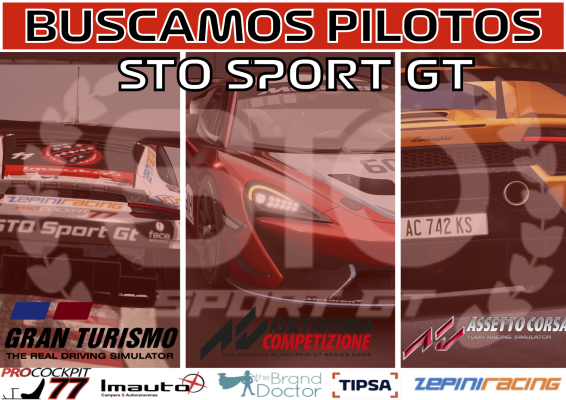 ¿Quieres unirte a nuestra gran familia? No lo dudes y contacta con nosotros a través de la caja de comentarios o mándanos un mensaje por privado o contacta con <a href="/sto_sportgt/">STO Sport GT</a> o por el correo stosportgt@gmail.com y te contaremos todos los detalles.