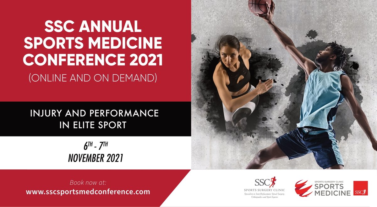 Can't make #SSCconf2021 on the day?

If you sign up for our conference you will get 
FULL access to ALL of the presentations
for 6 WEEKS after the event!

ALL CONTENT - ON-DEMAND

#SSCconf2021 is only 9 days away!
sscsportsmedconference.com