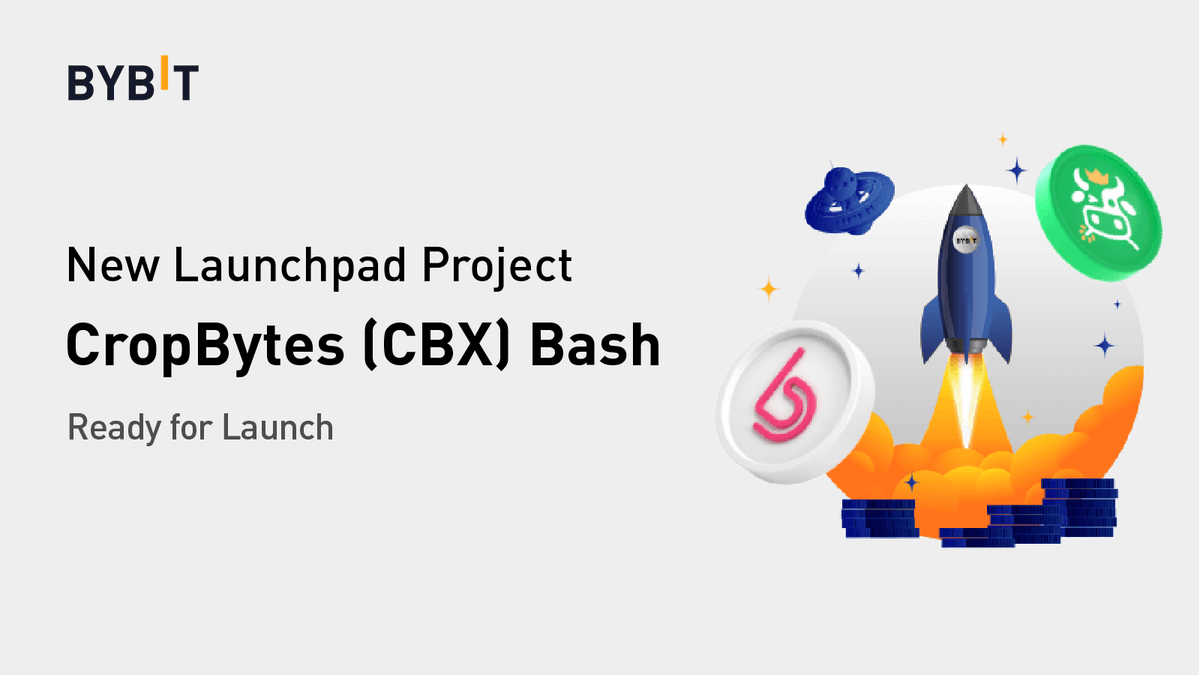 Bybit_Official's tweet photo. Bybit is excited to announce that the second project for the Bybit Launchpad, @CropBytes (CBX), is now live! 🙌🏻
Read more here: https://t.co/z5iNg5epMo https://t.co/ssY7Wls5NI