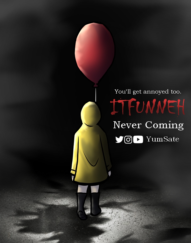 yumsate's tweet photo. Funnehwise will come and annoy youuuuuu...
Spoopy eh?
And yes, this is ITFunneh Poster :)
@KREWxKF @ItsFunneh @GoldenGlare_  
#krewfanart https://t.co/WlNWMfmIxY