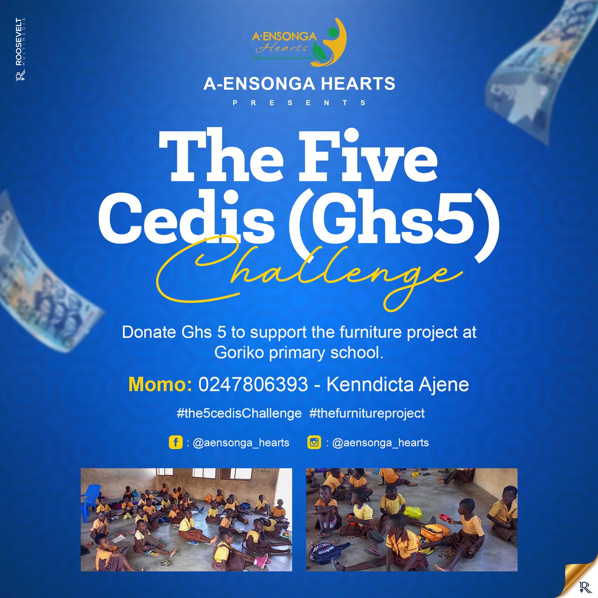 aensongahearts's tweet photo. The pupils of Goriko have said it all. We are humbled. Kindly join The FIVE CEDIS (Ghs5) CHALLENGE.
#Godfirst #A-ensongaHearts #4thproject #Children #guess #Goriko #humanitarian #AensongaHearts #Resilience #Change #smile #peace #love #Children #NGO #bestofme #passion #desk https://t.co/HFF48nUXG6