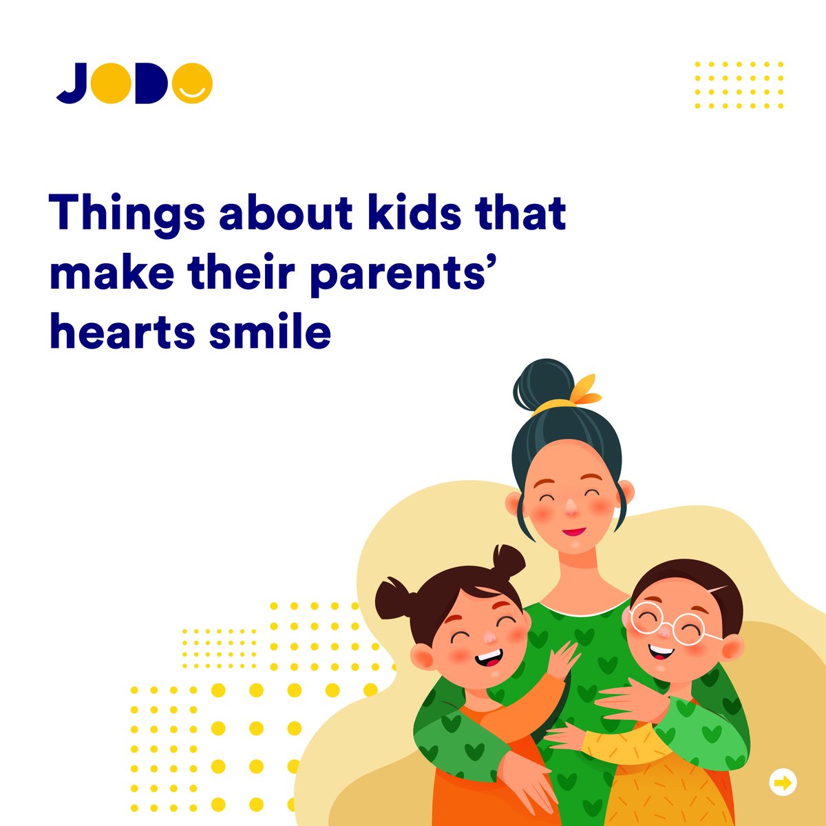 Jodo_in's tweet photo. Small moments count for big memories. Our kids mean the world to us.
Cherishing these little memories is the best part of our lives
Agree?
#jodo #jodojoy #parents #parentstobe #parentslove #parentsupport #parentsbelike #parentslove❤ #parentslove❤️ #parentsloveme #proudparents https://t.co/Tdl0eOfVYp