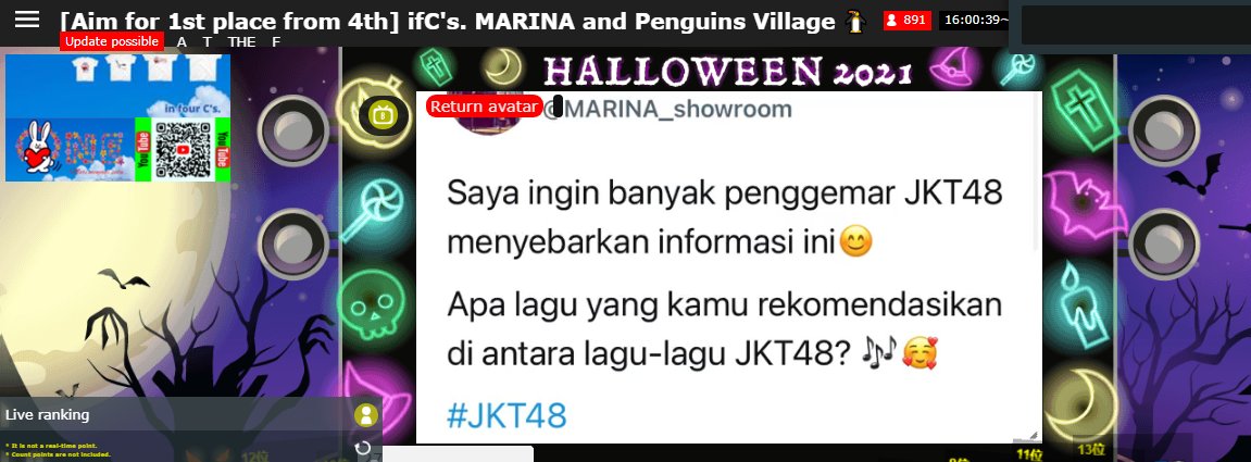 Podcast_WF48's tweet photo. Mari Twee ke Marina-san, lagu jkt terfavoritmu.
@MARINA_showroom
【4日～1位狙】ifC's. MARINAとペンギン村🐧 https://t.co/Py2l332VDN https://t.co/NRVbnXejd1