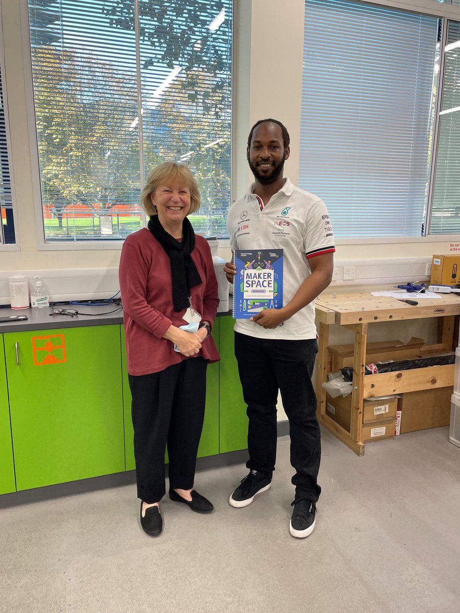 InventionRooms's tweet photo. It was great to catch-up with Yohanes Scarlett from Royal Academy of Engineering @RAEngNews this morning to see our half-term community science and making programmes in action! https://t.co/i4UHFTJ4Q7