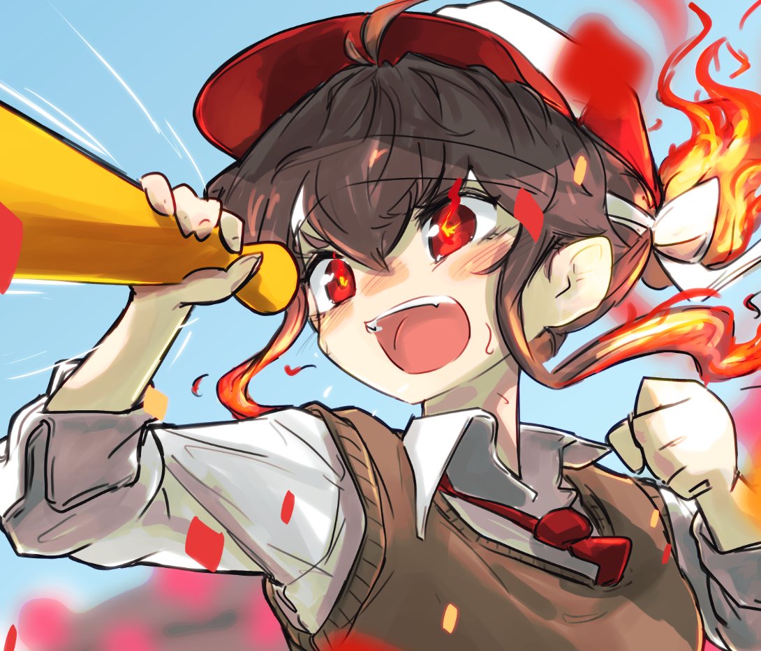 熱血応援ちゃん うぃすのイラスト