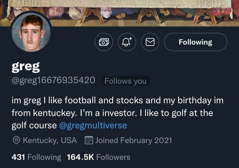 ToadEggz's tweet image. Thank you ser for the follow @greg16676935420