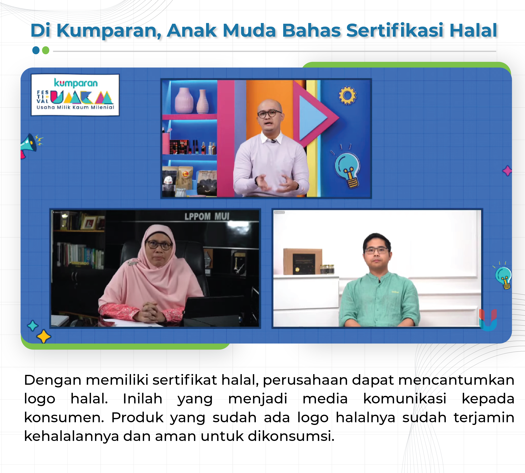 lppom_mui's tweet photo. #sobatlppom, di Festival UMKM @kumparan , para anak muda bahas sertifikasi halal, https://t.co/tDszk9AF3O
.
#umkm #kumparancom #sertifikasihalal #eskpor #lppommui #keuntungan #kamuharustau https://t.co/hcCVjyzuSx