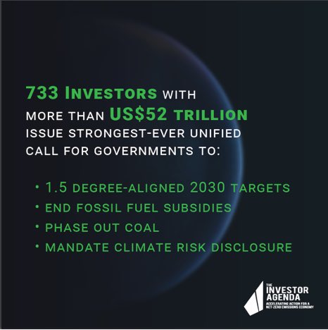 Alfaquest Saboya Assessors es la primera entitat financera andorrana signataria de la 2021 Global Investor Statement to Governments on Climate Crisis que suma avui 733 entitats amb més de 52 Trillion$ sota gestió. Apostem per la inversió responsable