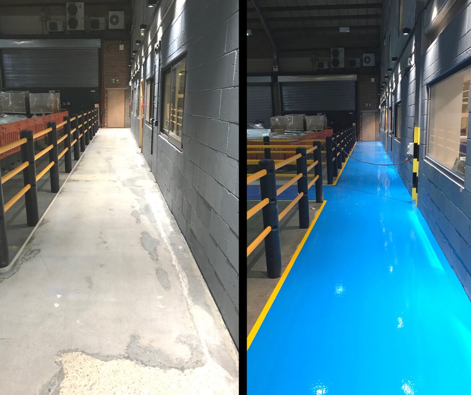 Love a before and after!

#resinfloor #resinflooring #newfloor #industrialflooring