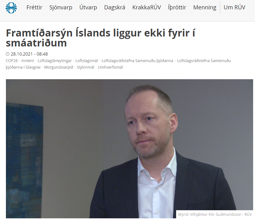 Fyrir viku: Jújú, ég næ auðvitað að skila ritgerðinni fyrir frest.
Núna: Hérna, nægir ekki að skila bara efnisyfirlitinu?

#COP26