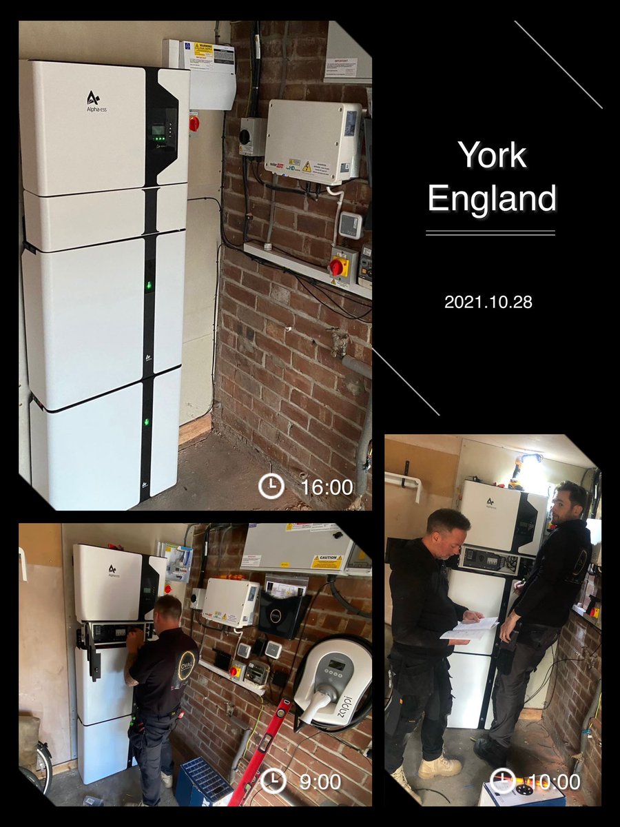 AlphaESSAroundtheWorld
Here we are in York, #England
SMILE at the obstacle, for it is a bridge. 
Great work once again by our partner <a href="/OvalRenewables/">Oval Renewables</a> in York, England.
 
🔋 This is an #Alpha #SMILE5 5kW/11kWh energy storage system to store all that lovely surplus solar power!
