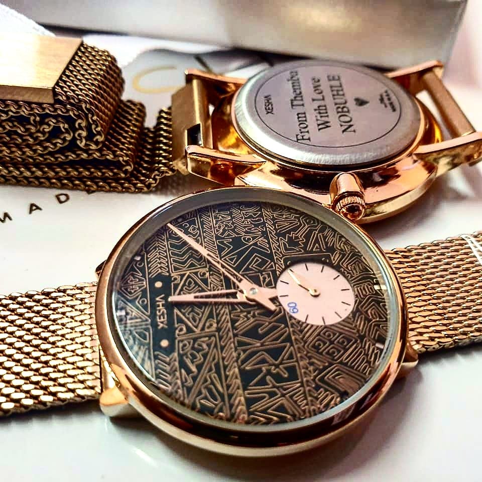 KasiEconomy's tweet photo. One Monday morning in 2019, unemployed &amp; self-taught watchmaker @kholofelo_masha packed his bags, left his Mpumalanga home &amp; headed to Johannesburg for greener pastures

He found a backroom in Braamfischerville, Soweto,  from it, his watch-manufacturing business, XESHA, was born. https://t.co/Fp92zPSL2S