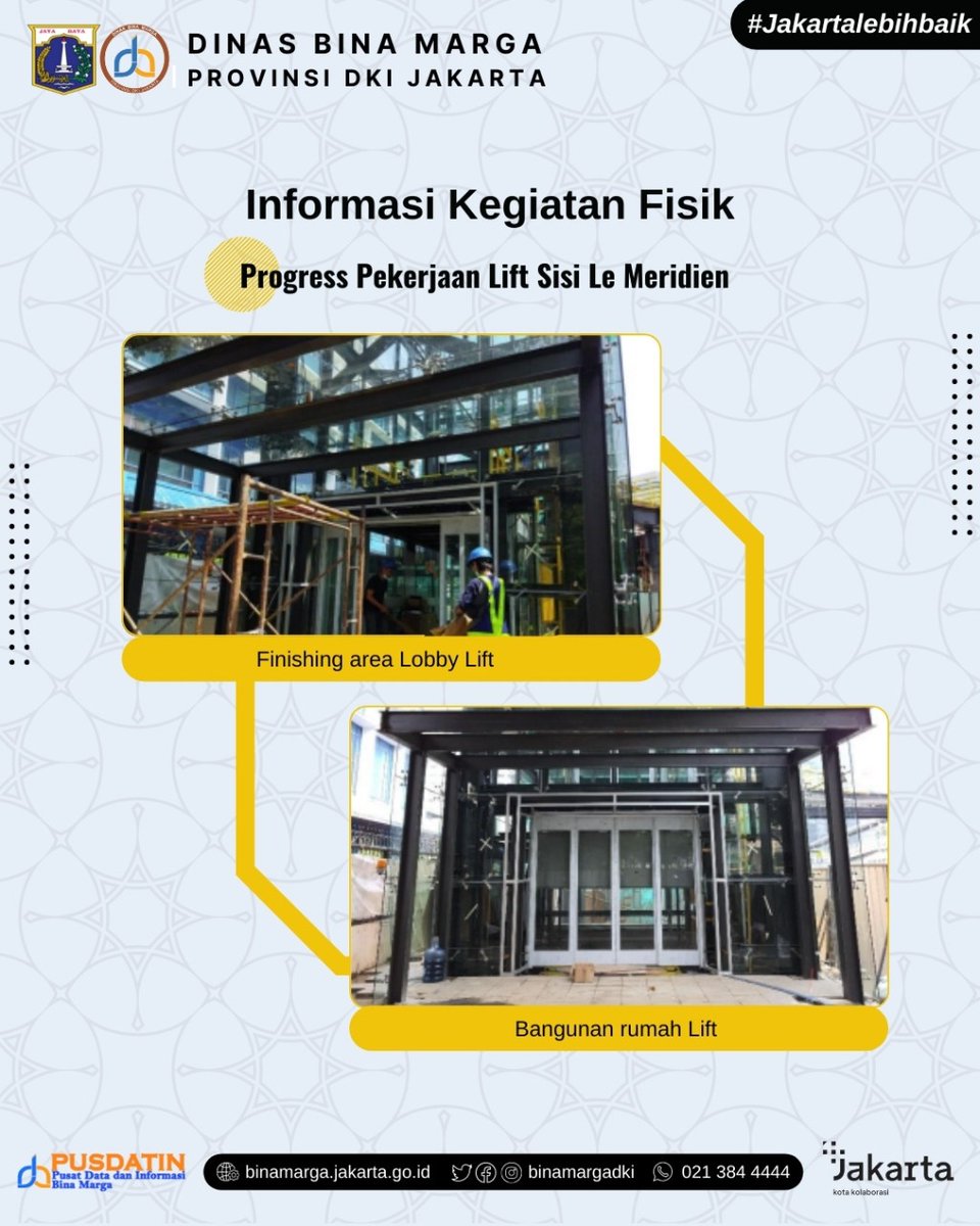 BinaMargaDKI's tweet photo. Mari kita simak infografis Progres Pekerjaan Revitalisasi JPO Sudirman Tahap 2 di Jakarta Pusat.
#aniesbaswedan
#ArizaPatria
#DKIJakarta
#HariNugroho
#PSUK
#RevitalisasiJPO
#JPOSUDIRMANTahap2
#ProgressJPO
#JakartaRamahPejalanKaki
#JakartaLebihBaik https://t.co/9wFXmrmS1m