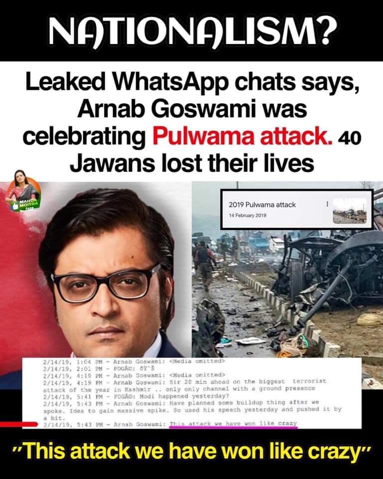 shettyuk0022's tweet photo. @republic #AryanKhan
#ProbeArnabGoswamiNCBNexus
#ProbeArnabNCBNexus
#ArnabChatgate
#PulwamaAttack #RDX https://t.co/2prrvHezyh