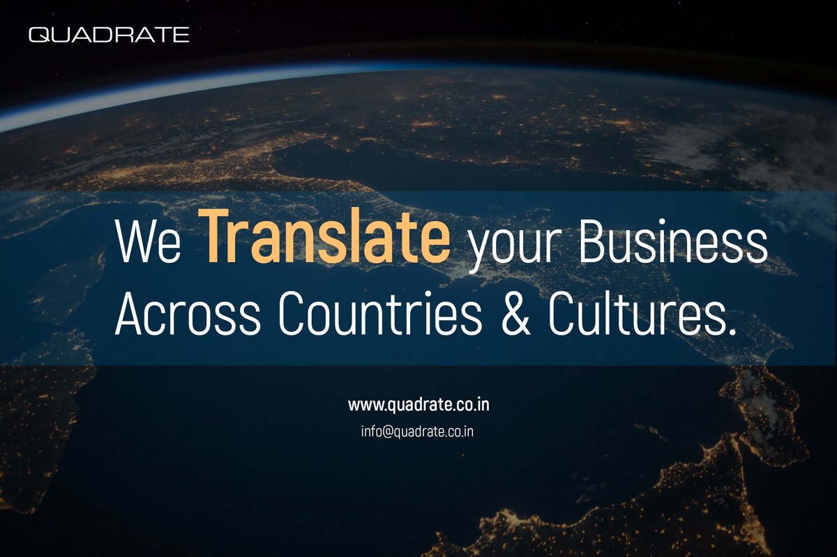QuadratePvt's tweet photo. #Translatebusinessacrosscountryandcultures
#translationservices
#localizationservices
https://t.co/pBXXvu5wVh https://t.co/fU3RTgct0x