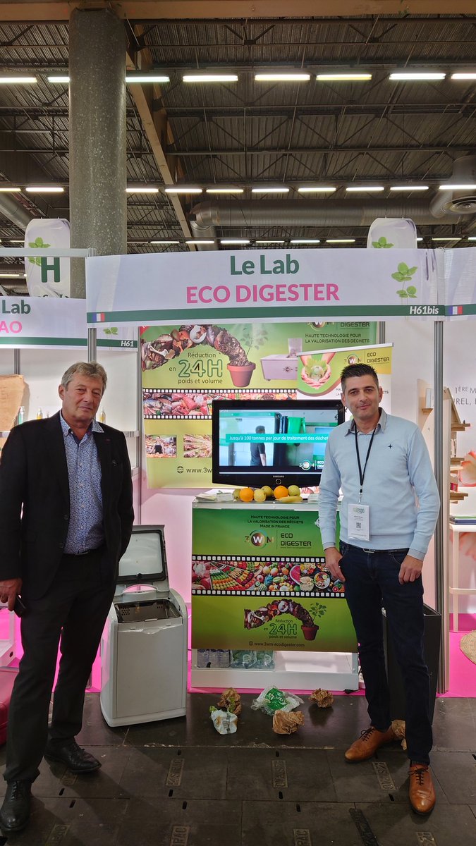 3Ecodigester's tweet photo. 👌 Salon @Natexpo terminé, superbe expérience, merci pour l'organisation , à l'année prochaine 🙂 https://t.co/ttH5uVMM4P