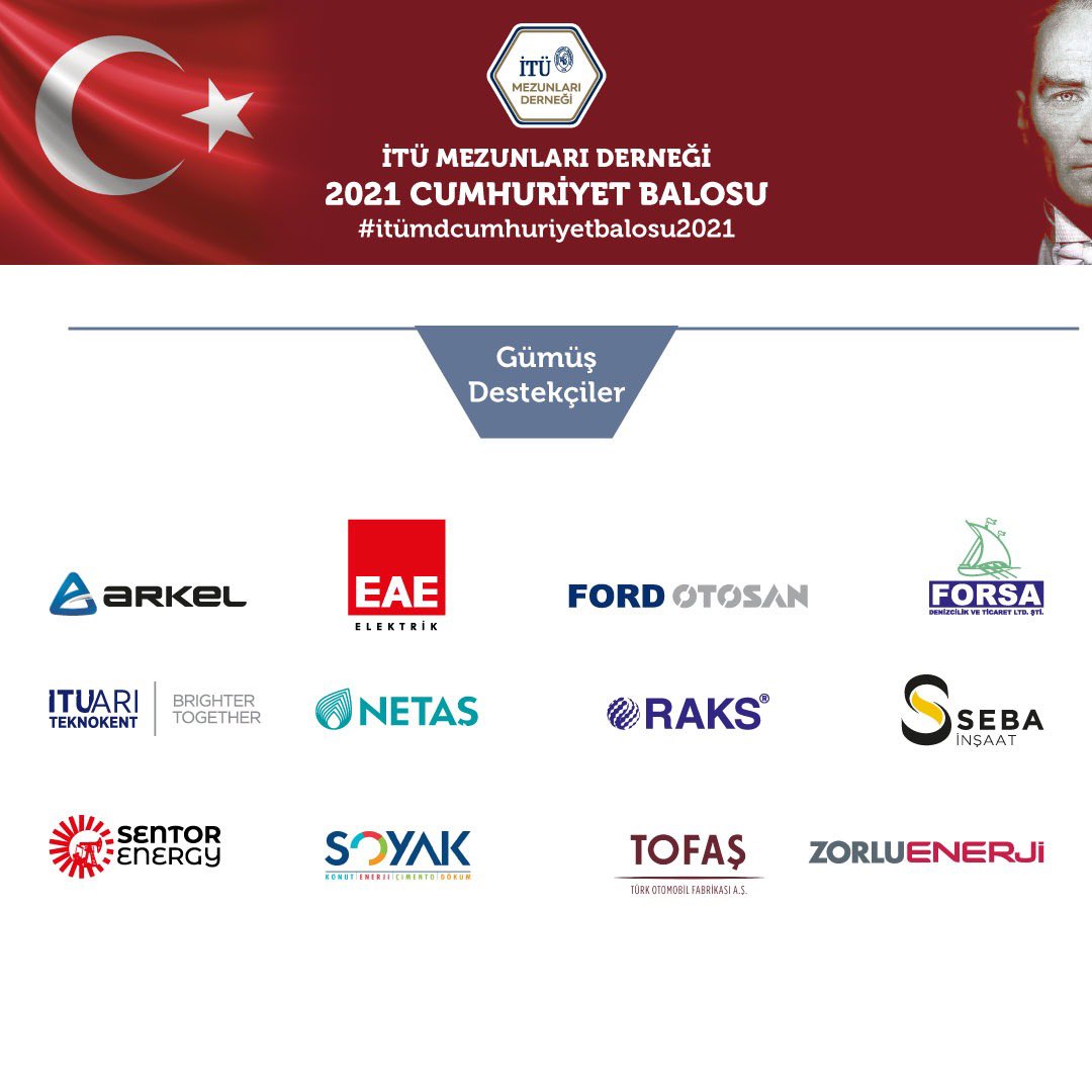 …
Balomuzun gerçekleşmesine katkıda bulunan tüm destekçilerimizle  tekrar çok teşekkür ederiz. #cumhuriyetbayramı #ITUMD #itümezunlarıderneği #ITU1773