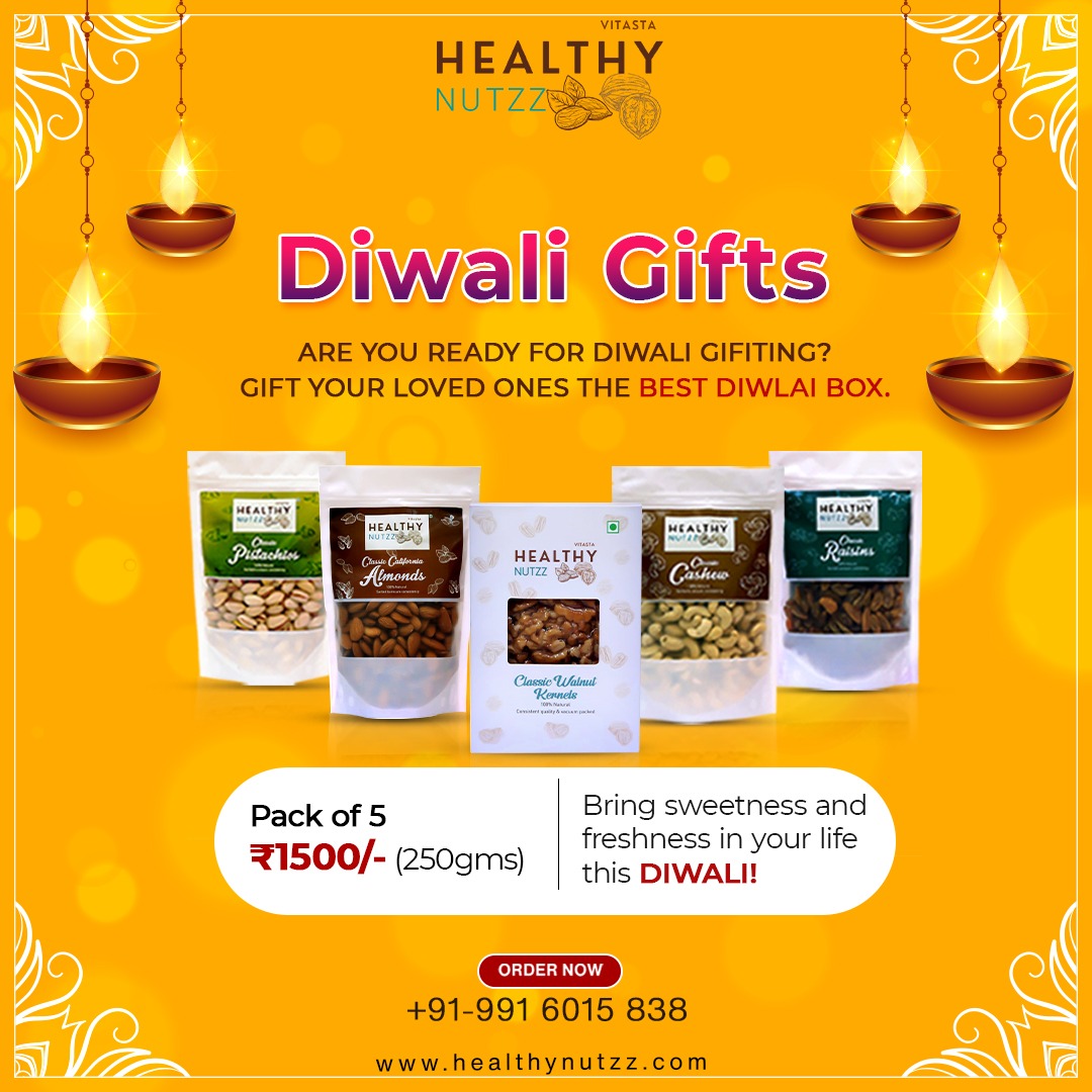 NutzzHealthy's tweet photo. DIWALI GIFTS !
Are you ready for diwali gifting.
Gift your loved ones the BEST DIWALI BOX. 

Order now : +91-991 6015 838
Visit our website: https://t.co/c2FzNRCIcR

#healthynutzz #nutshot #HealthyFood #healthysnack #healthcare #almonds #Diwali2021 #DiwaliGift #nutzz https://t.co/G5R4BLYBJH