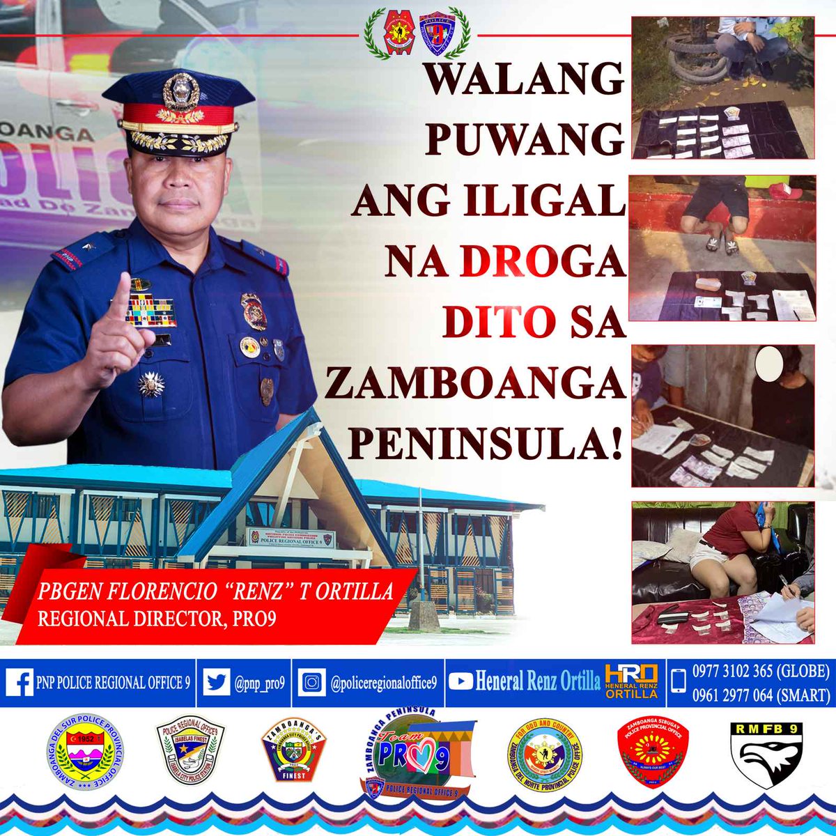 "Walang puwang ang iligal na droga sa Zamboanga Peninsula!"

#PulisMayMalasakit 
#WeServeAndProtect 
#PulisMayMalasakit