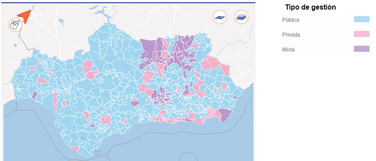 ¿Sabes qué tipo de entidad gestiona el abastecimiento de #agua en tu municipio: pública, privada o mixta? Consulta el #geovisor del Observatorio y comparte: observasequia.es/planes-de-emer…