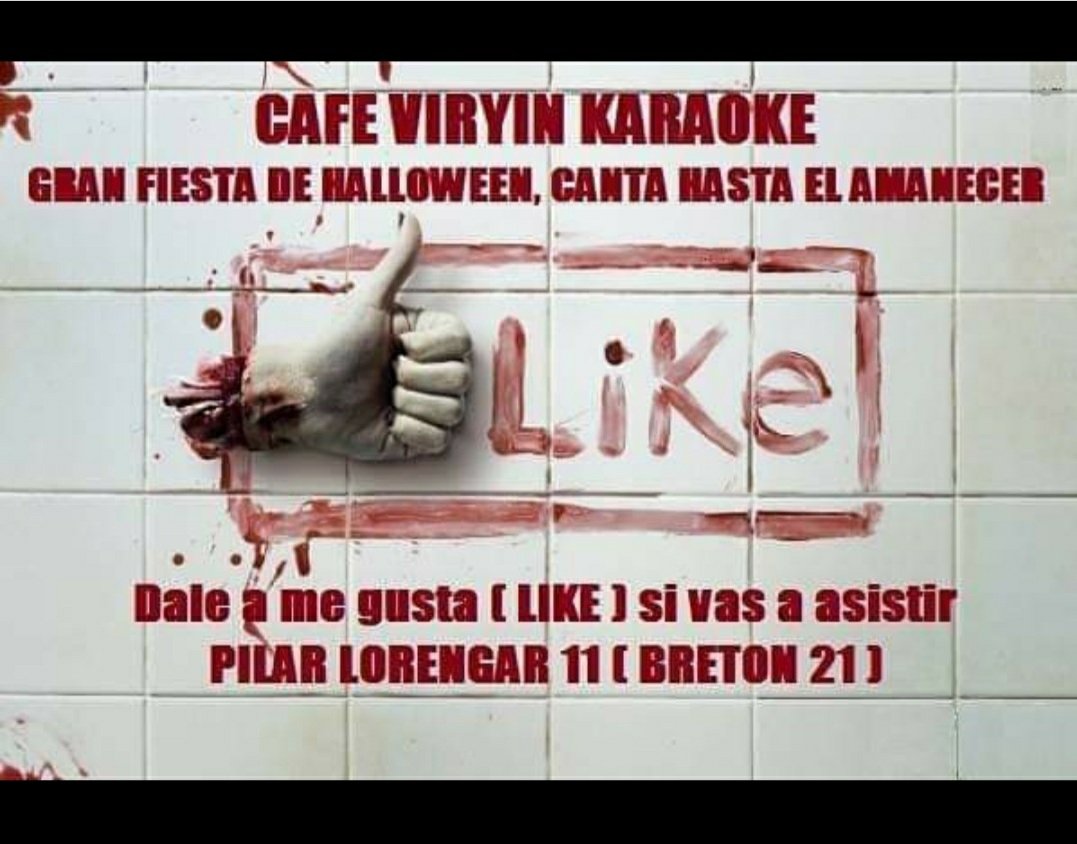 Qganyy's tweet photo. 👽💀👹 GRAN FIESTA DE HALLOWEN Y DIA DE LOS MUERTOS ,CONCURSOS REGALOS PREMIOS 👹💀👽🌵🌵DIAS 30 ,31 Y 1. VEN DISFRAZADO Y TENDRAS CHUPITO DE TERROR AL MEJOR DISFRAZ BOTELLA DE TKILA🌵🌵 https://t.co/jUFIHLXDGC