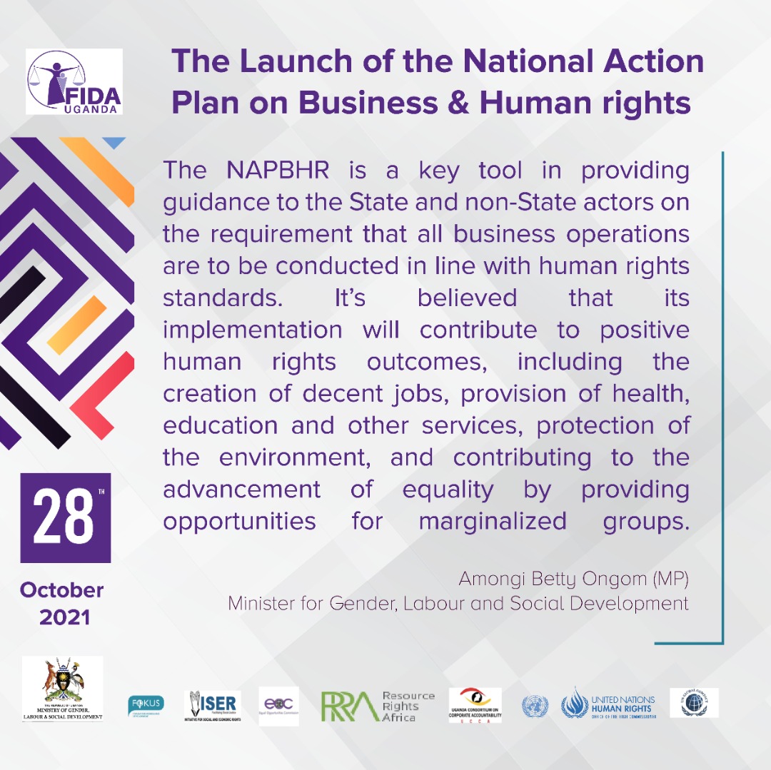 The main purpose of the NAPBHR is to offer guidance for the needed actions. #NAPBHRLaunch