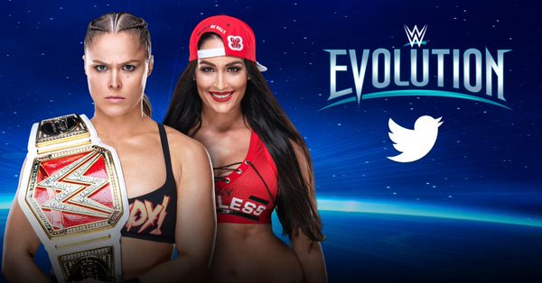 Nikki Bella vs Ronda Rousey - WWE EVOLUTION 2018: https://t.co/SppPtA1xBe https://t.co/h3qUMpz9ly