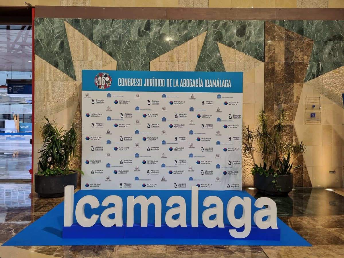 #CongresoAbogacíaMLG ¡Todo listo! Empezamos a las 9:30 con el acto de inauguración.