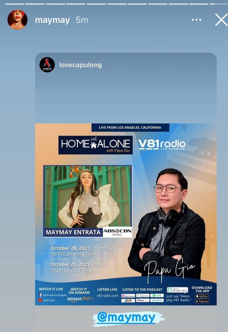 may_ward4's tweet photo. International Radio Guesting @maymayentrata07 bukas 10 am WEGOTCHU MaryDale IGS
#MPOWERED
#AMAKABOGERA
#MatWard
@maymayentrata07 @Barber_Edward_ https://t.co/63Bo4tE8v2