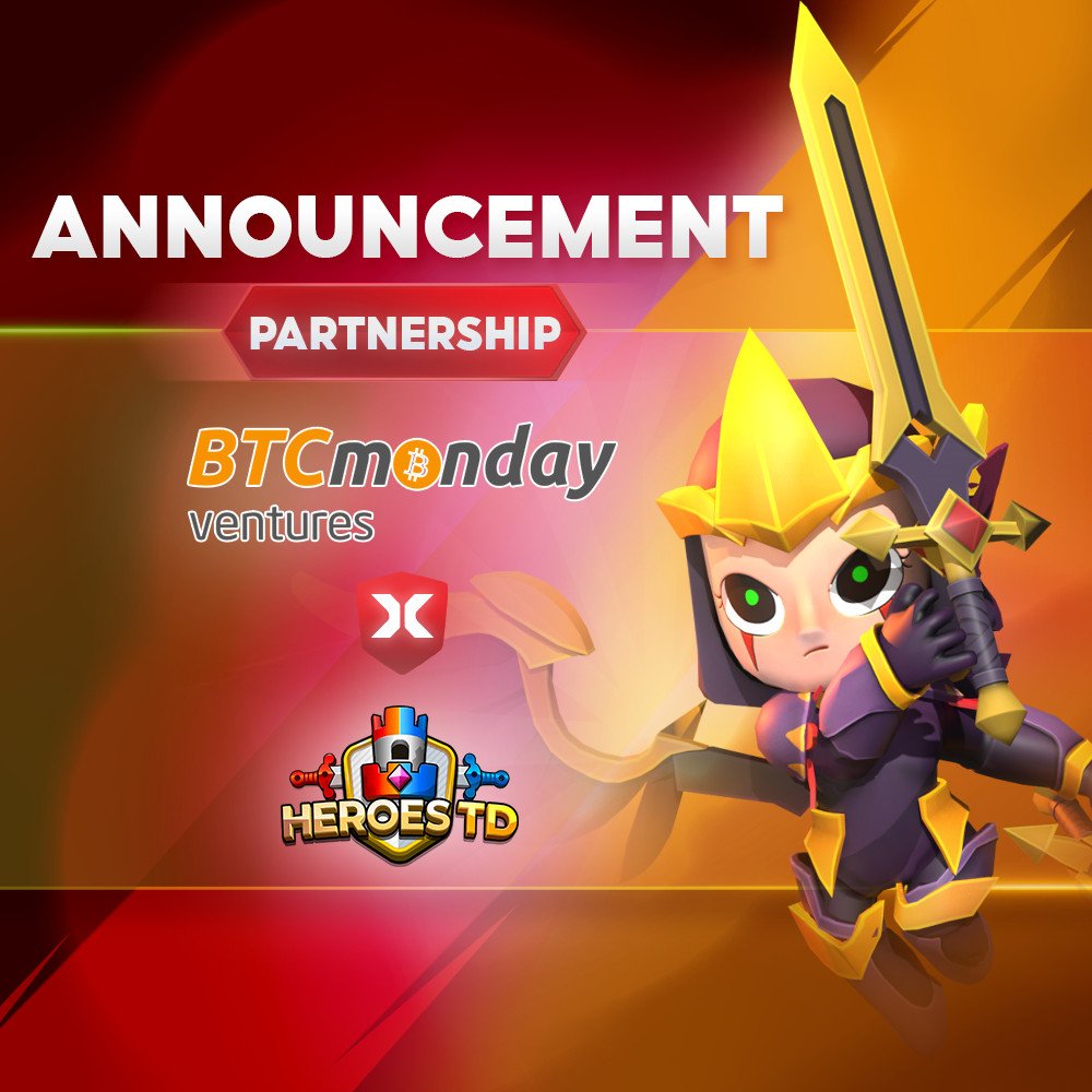 heroes_td's tweet photo. We’re pleased to announce the marketing partnership between us and BTCmonday - a channel that aggregates the latest Crypto and Trading investment programs, new coin trends.
👋Be the earliest player of #Heroes TD:
🌐Website: https://t.co/r6O7yFHU9n https://t.co/WrfF8hLgTN