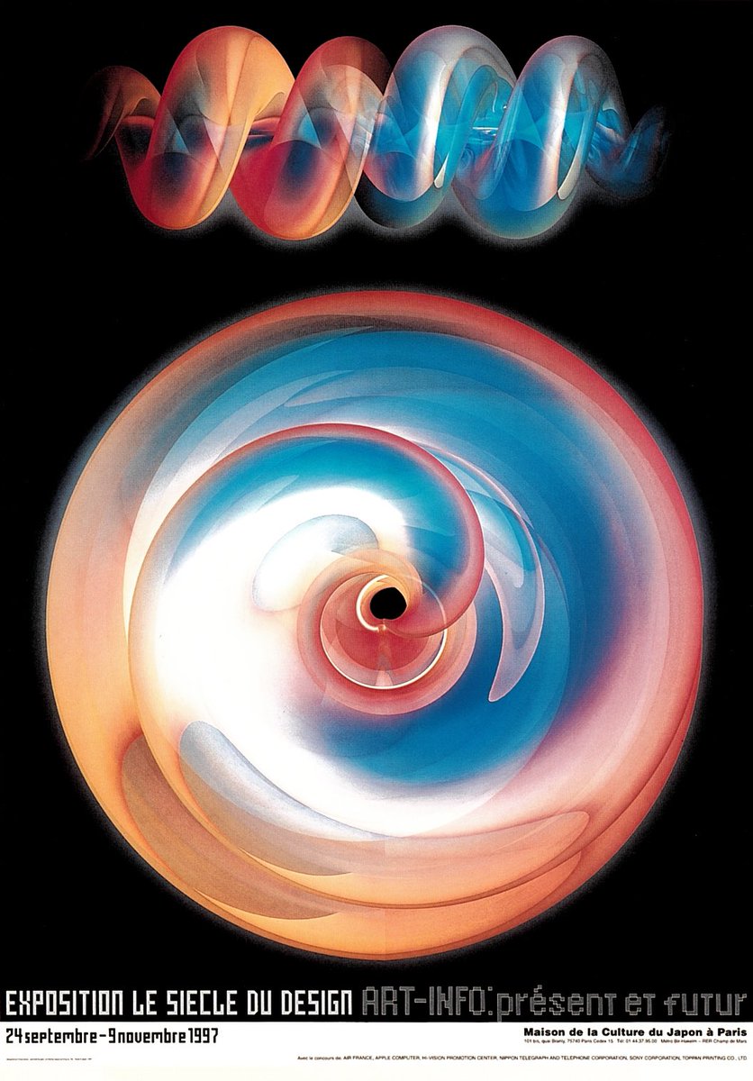 Some designs by Mitsuo Katsui ~ a Japanese Graphic Designer
One of my favorites🖤