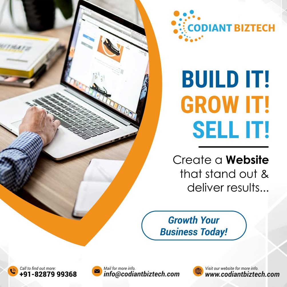 codiantbiztech's tweet photo. The website becomes a major aspect of business success. Create a website that stand out &amp; deliver results😃
👉 SELL YOUR PRODUCT or SERVICES.

📞 +91 82879 99368
📧 salman@codiantbiztech.com
🌐 https://t.co/vD7YBwSStx

#codiantbiztech #websitedesign #websitedevelopment #business https://t.co/8LEehPeyPa