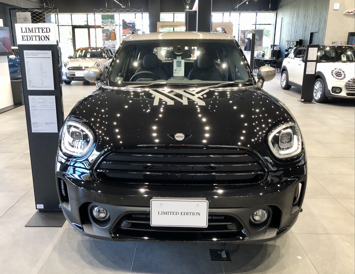bmwtokyomini's tweet photo. #MINICrossoverShadowEdition が #MINI Tokyo BayとMINI六本木で展示中!
通常では選択できないレザレット・シート カーボン・ブラックは、標準装備。
座り心地を確認しに、ぜひショールームご来店ください。
★MINI TOKYO BAY
https://t.co/obMc4o0RVe
★MINI六本木
https://t.co/RQ09iZp6WN https://t.co/ZEwRLdKj31